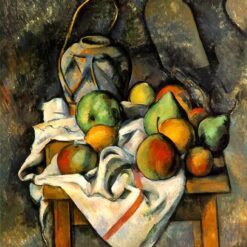 Post-Impressionist "Ginger Jar" Still Life by Paul Cézanne – 1895 Masterpiece