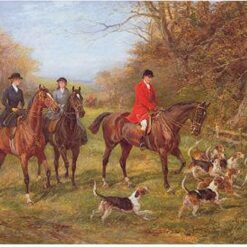 Heywood Hardy’s Going for Cover – Romanticism Genre Painting Replica
