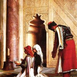 Young Greeks at the Mosque by Jean-Léon Gérôme | Masterful Orientalist Oil Painting