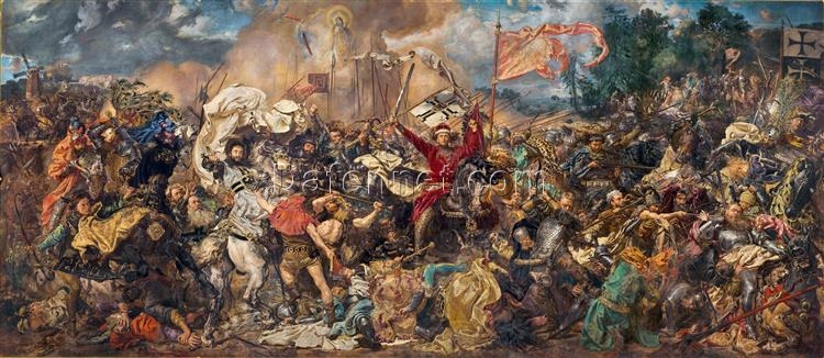 Battle of Grunwald by Jan Matejko – Custom Reproduction of the 1410 Battle Scene