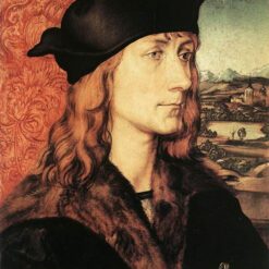 Hans Tucher by Albrecht Dürer - 1499 Northern Renaissance Portrait Oil Painting on Panel
