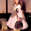 Harmony in Gray and Green: Miss Cicely Alexander – 1873 Whistler Portrait Oil Painting