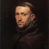 Head of a Franciscan Friar" by Peter Paul Rubens – Classic Baroque Oil Painting Reproduction