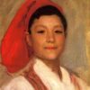 Oil Painting Inspired by John Singer Sargent’s Head of a Neapolitan Boy – Realistic Sketch on Canvas
