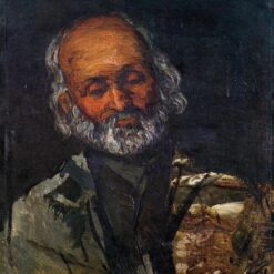 Head of an Old Man" by Paul Cézanne – Romanticism, Dark Period (c.1866)