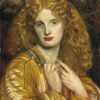 Helen of Troy – 1863 Oil Painting by Dante Gabriel Rossetti – Mythology Artwork