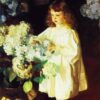 John Singer Sargent 'Helen Sears' Realism Portrait – Fine Art Reproduction on Canvas
