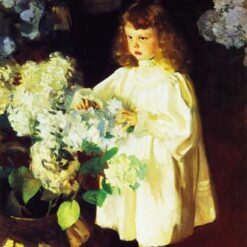 John Singer Sargent 'Helen Sears' Realism Portrait – Fine Art Reproduction on Canvas