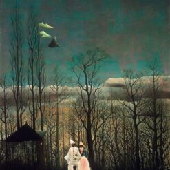 Henri Rousseau "Carnival Evening" Oil Painting Reproduction – Naïve Art Genre Painting on Canvas
