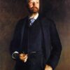 John Singer Sargent 'Henry Cabot Lodge' Realism Portrait – Fine Art Reproduction on Canvas