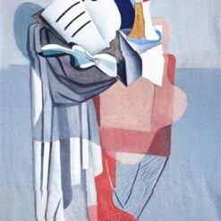 Cubism-Inspired Homage to Erik Satie by Salvador Dalí – 1926 Oil on Canvas