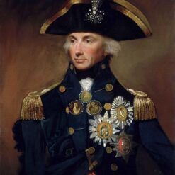 Classic Rococo Portrait of Rear-Admiral Sir Horatio Nelson by Lemuel Francis Abbott (1799)