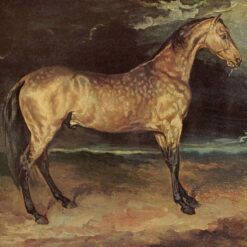 Romanticism Animal Art: A Horse Frightened by Lightning by Théodore Géricault – Oil Painting Reproduction