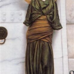 Ianthe by John William Godward | 1889 Neoclassical Mythological Oil Painting