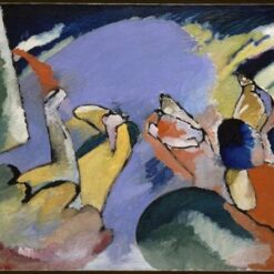 Wassily Kandinsky – Improvisation 14 (1910) – Expressive Abstract in Oil on Canvas