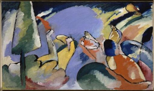 Wassily Kandinsky – Improvisation 14 (1910) – Expressive Abstract in Oil on Canvas