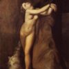 James McNeill Whistler’s Ingres, Roger Delivering Angelique – 1857 Nude Art on Canvas