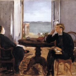 Interior at Arcachon – Inspired by Edouard Manet’s 1871 Impressionist Masterpiece