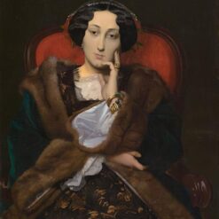 Portrait of a Woman by Jean-Léon Gérôme – Classic Academicism Oil Painting