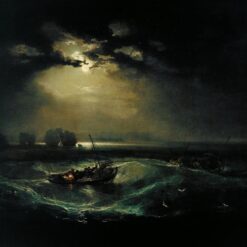 J.M.W. Turner Oil Painting – Fishermen at Sea, 1796, Romantic Marina Scene