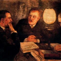 Jurisprudence by Edvard Munch – 1887 Expressionist Oil Painting