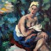 Wassily Kandinsky – Semi Nude Woman (1925) – An Exploration of Abstraction and the Human Body
