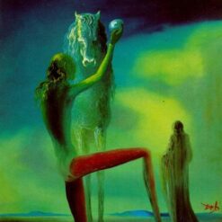 Knights of Death" Inspired by Salvador Dali | Surrealist Allegorical Oil Painting
