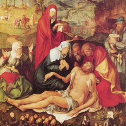 Lamentation of Christ by Albrecht Dürer - 1498 Northern Renaissance Oil Painting on Canvas