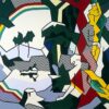 landscape with figures and rainbow 19801