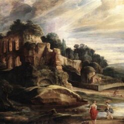 Baroque Landscape with Ruins of Mount Palatine – Peter Paul Rubens' Masterpiece