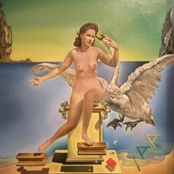 Leda Atomica" Oil Painting - Inspired by Salvador Dali's Surrealist Masterpiece