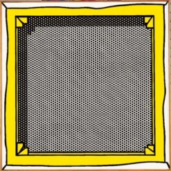 Roy Lichtenstein 'Stretcher Frame' Pop Art – Customizable Magna & Oil Canvas Painting
