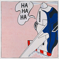 Roy Lichtenstein 'Live Ammo (Ha! Ha! Ha!)' Pop Art Oil Painting – Customizable Canvas Art for Modern Homes
