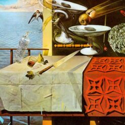 Inspired by Salvador Dali: Living Still Life – Surrealist Realism Oil Painting on Canvas