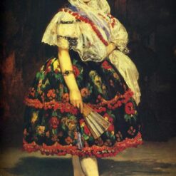 Lola de Valence – Inspired by Édouard Manet (1862) Realist Portrait Oil Painting