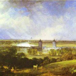 J.M.W. Turner Oil Painting – London, 1809, Romantic Cityscape