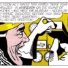 Roy Lichtenstein 'Mad Scientist' Pop Art – Customizable Magna & Oil Canvas Painting