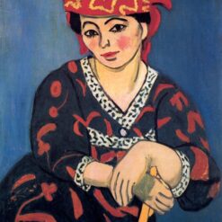 Custom Oil Painting Inspired by Henri Matisse – 'Madame Matisse, The Red Madras Headdress' (1907) – Expressionist Portrait on Canvas