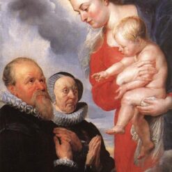 Peter Paul Rubens' Madonna and Child with Goubeau & Antoni – 1604 Baroque Oil Painting