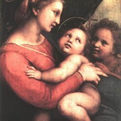 Raphael's Madonna della Tenda (c.1512) | High Renaissance Religious Painting | Oil on Panel