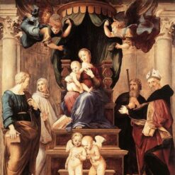 Madonna of the Baldacchino by Raphael (1506) | High Renaissance Religious Art