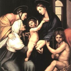 "Madonna of the Cloth" by Raphael (c.1514) | High Renaissance Oil Painting