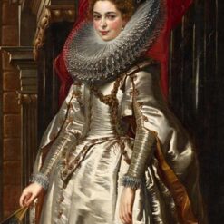 1606 Portrait of Marchesa Brigida Spinola Doria by Peter Paul Rubens – Baroque Oil Painting