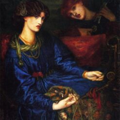 Romantic Portrait of Mariana – Oil Painting by Dante Gabriel Rossetti (1870)