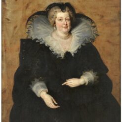 Reproduction of "Marie de Medici, Queen of France" by Peter Paul Rubens – Royal Baroque Masterpiece
