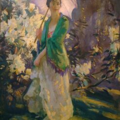 Peder Severin Kroyer – "Marie in the Garden" | Impressionist Portrait Reproduction