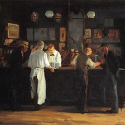 New Realism Oil Painting Reproduction – McSorley's Bar by John French Sloan, 1912
