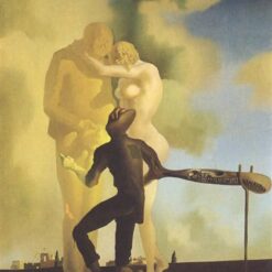 Meditation on the Harp Inspired by Salvador Dali – Surreal Oil on Canvas (1932-1934)