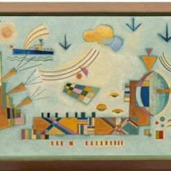 Wassily Kandinsky – Mild Process (1928) – A Subtle Abstract Exploration of Color and Movement