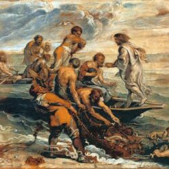 Miraculous Fishing – Oil Painting Reproduction by Peter Paul Rubens (c.1618-1619)
